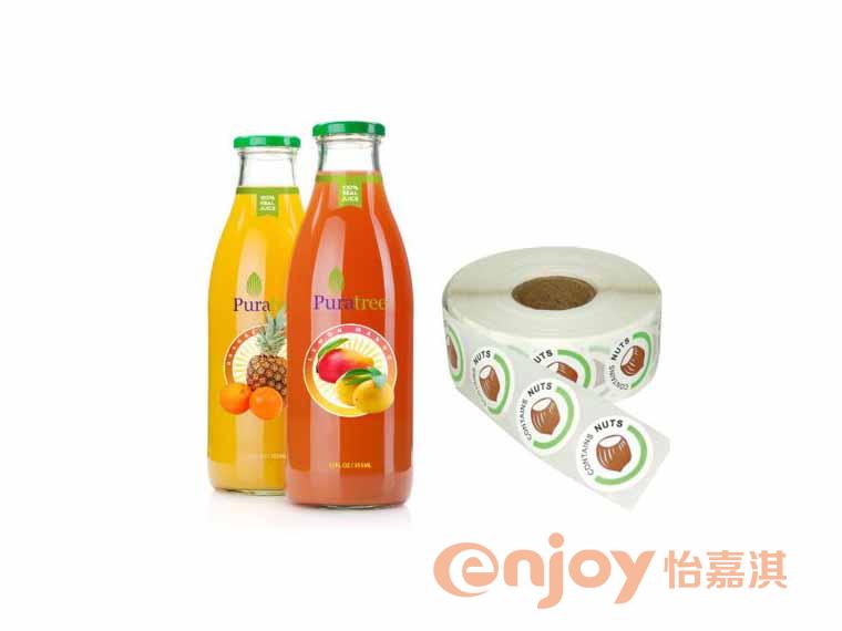 食品瓶裝標簽
